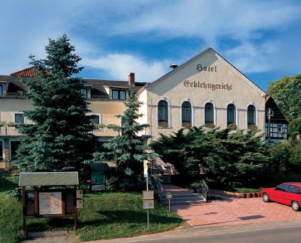 Hotel Erblehngericht Papstdorf Bagian luar foto