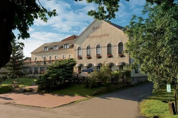 Hotel Erblehngericht Papstdorf Bagian luar foto